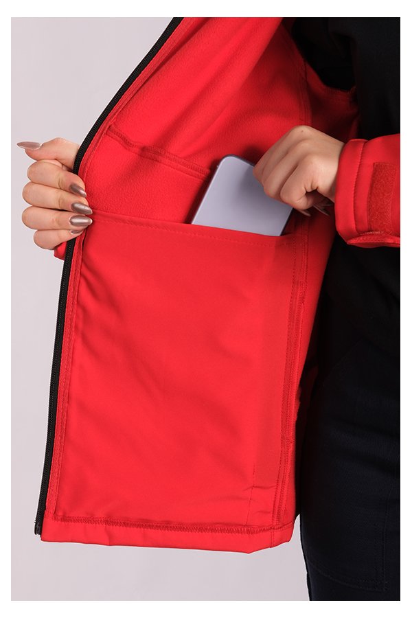 Softshell Mont Kırmızı