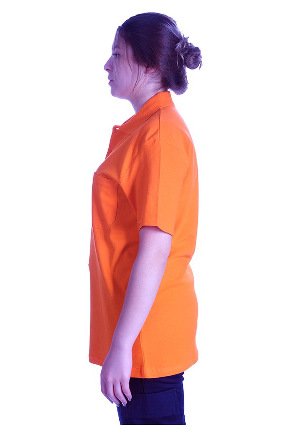 Pike Polo Yaka Klasik Turuncu