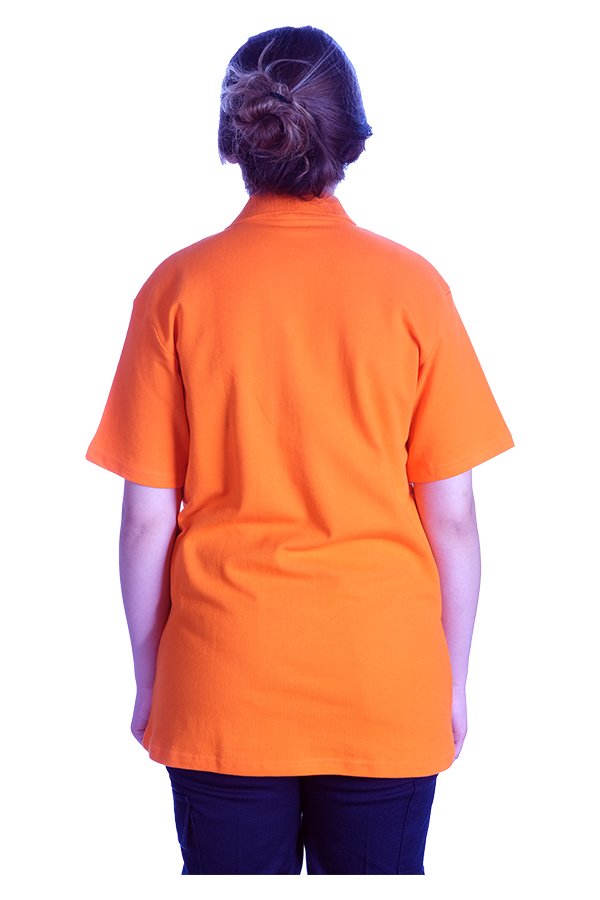 Pike Polo Yaka Klasik Turuncu